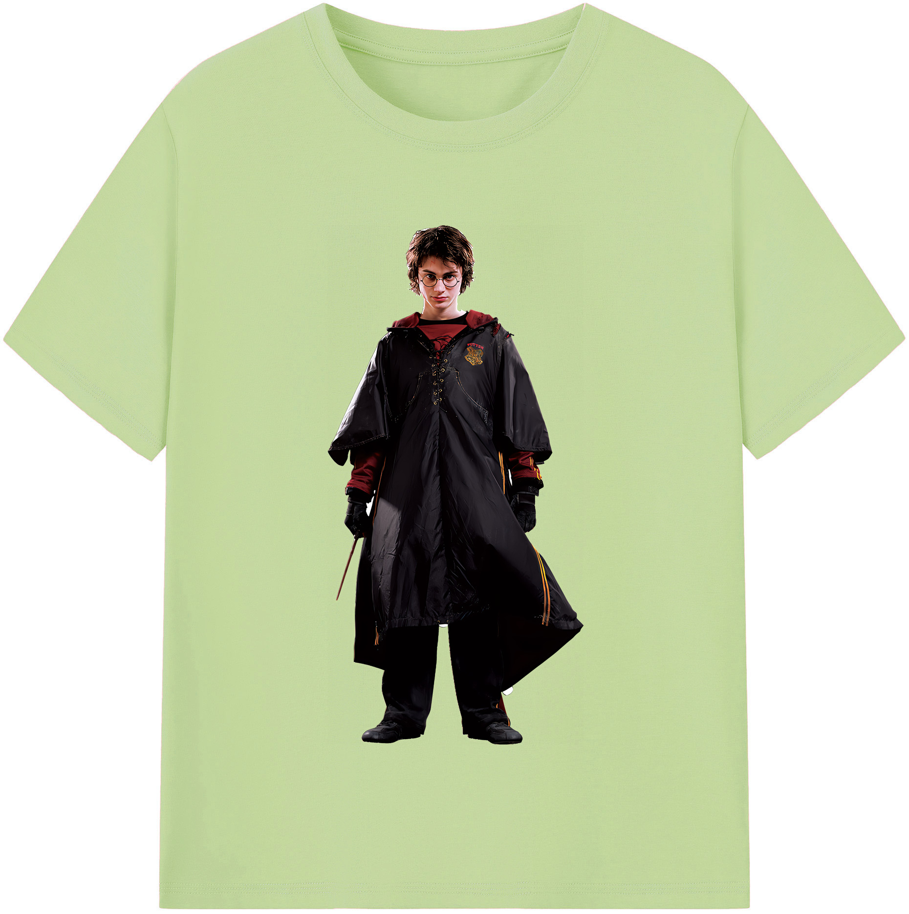 （画像用） Harry Potter ハリー・ポッターシリーズ 綿100％半袖Tシャツ（フロントプリント）